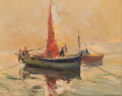 null Louis PASTOUR (1876-1948)

Barques en mer.

Huile sur toile.

Signée en bas...