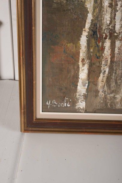 null Yvette BONTÉ (1925)

Paysage.

Huile sur toile.

Signée en bas à gauche.

66...