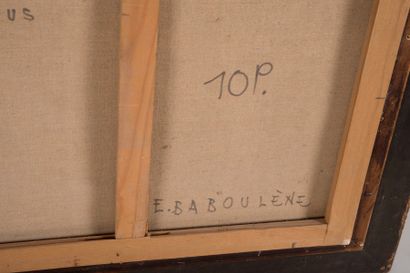 null Eugène BABOULENE (1905-1994)

Les pointus. 1978.

Huile sur toile.

Signée en...