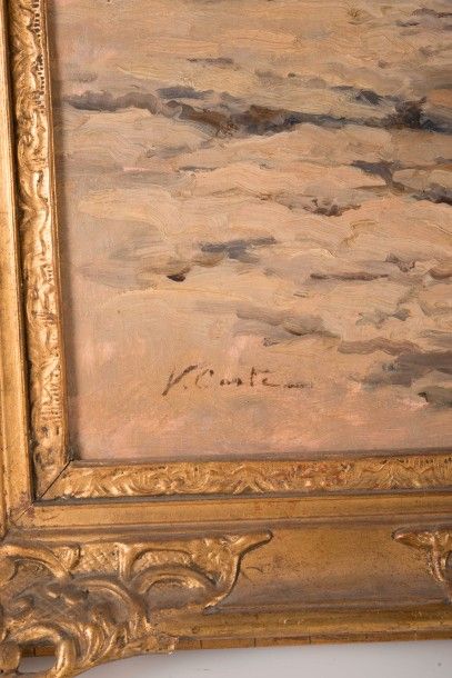 null Victor COSTE (1844-1923)

Paysage.

Huile sur toile.

Signée en bas à gauche.

50...