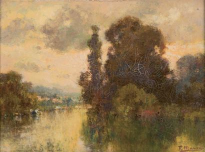 null François MAURY (1861-1933)

Paysage.

Huile sur toile.

Signée en bas à droite.

25...