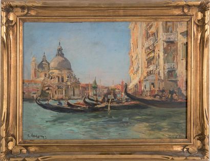 null Raymond ALLEGRE (1857-1933)

Venise.

Huile sur panneau.

Signée en bas à gauche.

35...
