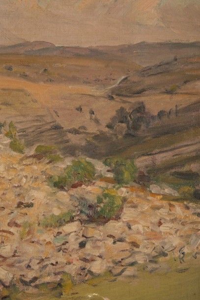 null Pierre GRIVOLAS (1823-1906)

Paysage.

Huile sur toile.

Signée en bas à gauche.

39...