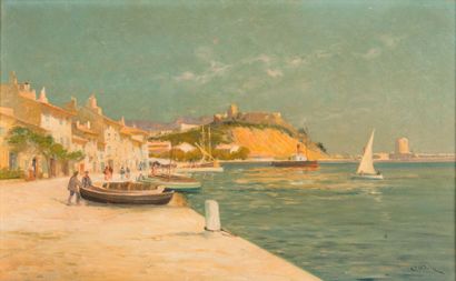 null Joseph ODDE (XIX-XX)

Le port de Cassis.

Huile sur toile.

Signée en bas à...