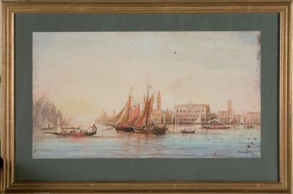 null Émile HENRY (1842-1920)

Venise.

Aquarelle.

Signée en bas à droite.

23 x...