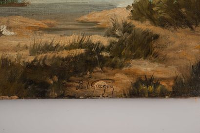null Paul Camille GUIGOU (1834-1871)

Les collines d’Allauch.

Huile sur toile.

Signée...