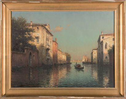null Antoine BOUVARD (1870-1955/56)

Venise.

Huile sur toile.

Signée en bas à gauche.

60...