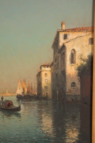 null Antoine BOUVARD (1870-1955/56)

Venise.

Huile sur toile.

Signée en bas à gauche.

60...