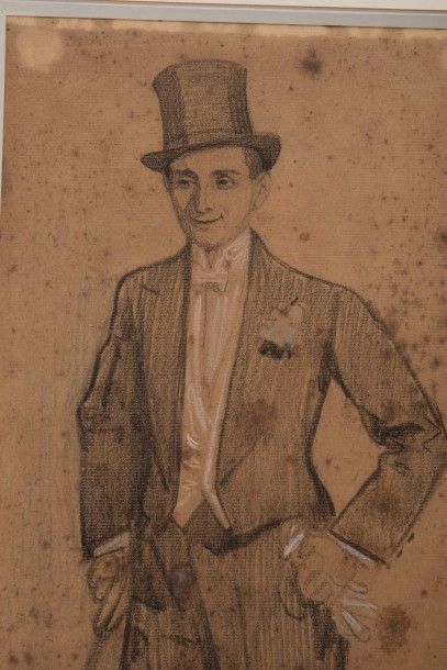 Léo LELÉE (1872-1947) 
L’homme au chapeau....