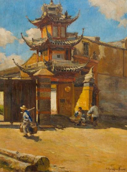 null GERASIMOV I. (1905-1985) 002359

Porte de pagode

Huile sur panneau

Signée...