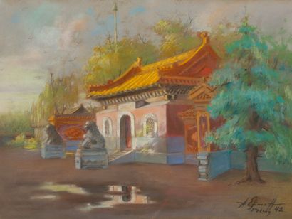 null EFIMOV ANATOLE ALEXANDROVITCH (1897-1981)

Temple chinois

Pastel sur papier...