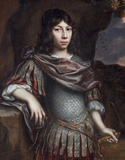 null Martin I van MYTENS

(La Haye 1648 - Stockholm 1736)

Portrait d’un jeune garçon...