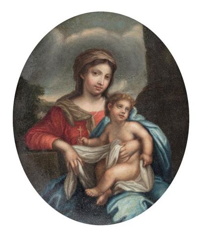 null Michel SERRE

(Tarragosse 1658 - 1733 Marseille)

Vierge à l’Enfant

Carton,...