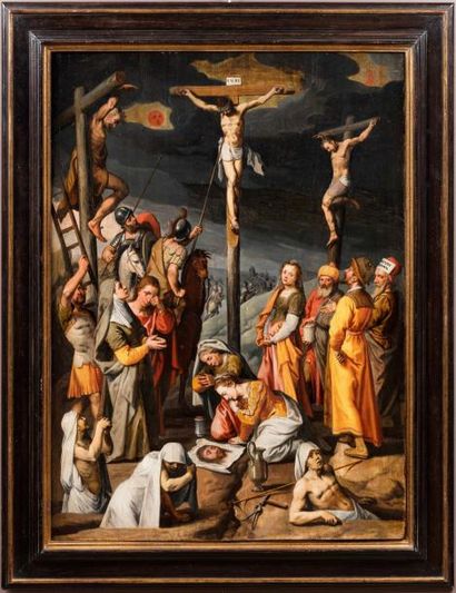 null Pieter Pieterszoon AERTSEN

(Amsterdam 1540 - 1603)

La crucifixion

Panneau

95...