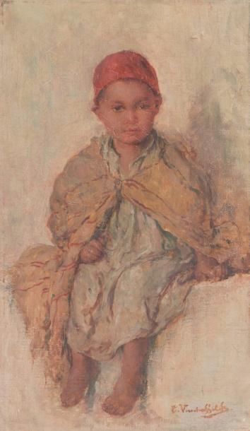 null EDOUARD VERSCHAFFELT (BEL-ALG/ 1874- 1955)

Enfant arabe assis

signé ‘E. Verschaffelt’...