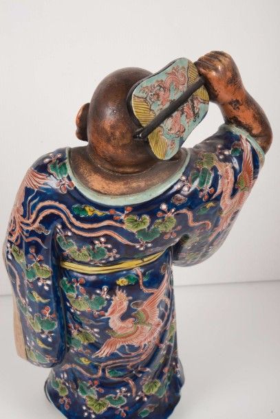 null Statuette de Hotei en céramique émaillée



Japon, XIX-XXe siècle



H : 45...