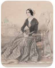 Ecole du XIXème siècle Femme assise. Grande aquarelle. 55 x 42 cm.