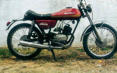 Moto Guzzi 50, 1972 Moto Guzzi n’a pas fabriqué que des monocylindres 

 horizontaux...