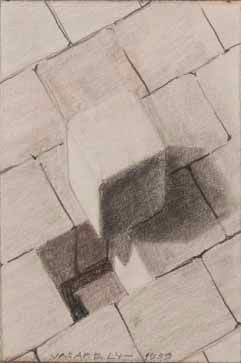 null Victor VASARELY (HUN/1906-1997) Composition aux pavés, 1939

Graphite sur papier

19...