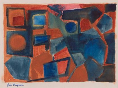 null José BERGERON

Sans titre, ca. 1960

Gouache sur papier

25 x 32 cm

Provenance...