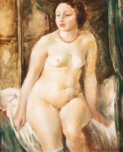 null VERA ROCKLINE (Moscou 1896 - Paris 1934)

Nu féminin

Huile sur toile

46 x...