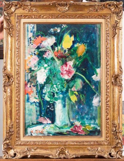 null FRANCOIS GALL (GALL FERENC)

(Cluj-Napoca 1912 - Paris 1987)

Bouquet de fleurs

Huile...