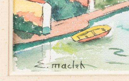 null ÉLISÉE MACLET (1881-1962)

Ivry La Garenne

signé ‘E. maclet’ (en bas à gauche),...