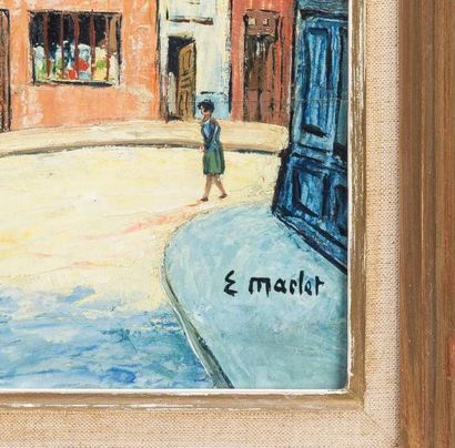 null ÉLISÉE MACLET (1881-1962)

Montmartre

signé ‘E maclet’ (en bas à droite)

huile...