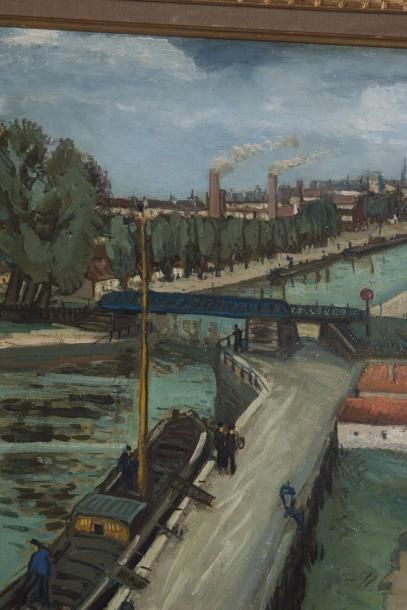 null ALPHONSE QUIZET (1885-1955)

Paris, le canal Saint-Martin

signé ‘Quizet’ (en...