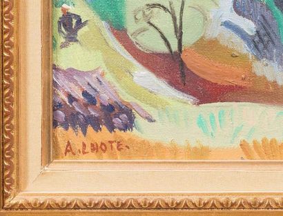 null ANDRÉ LHOTE (1885-1962)

Le Rhône à Mirmande

signé ‘A. LHOTE.’ (en bas à gauche)...