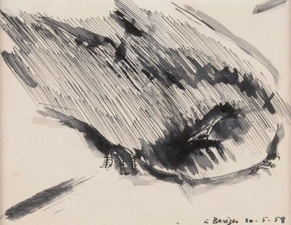 null ROBERTA GONZALES (1909-1976)

Oiseau sur une branche

daté et situé ‘à Barèges...