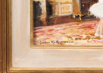 null JULES-RENÉ HERVÉ (1887-1981)

Le foyer de la danse

signé ‘Jules R. Hervé’ (en...