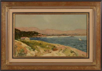 Alfred CASILE (1848-1909) Vue de Marseilleveyre 

Huile sur toile?Signée en bas à...