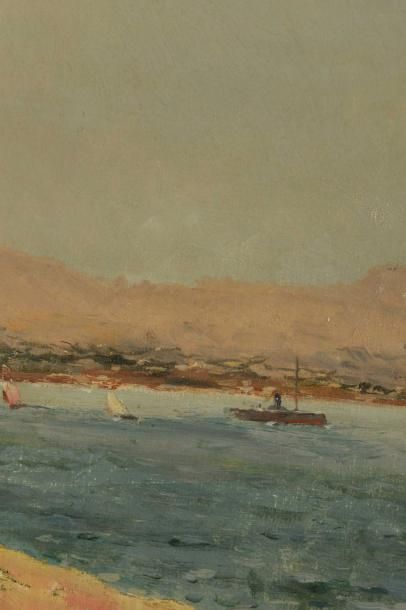 Alfred CASILE (1848-1909) Vue de Marseilleveyre 

Huile sur toile?Signée en bas à...