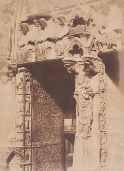 BISSON FRERES 4 études d’ornements d’architectures religieuses, c. 1860 

Tirages...
