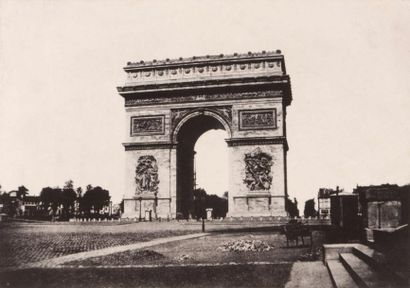 HENRI LE SECQ OU CHARLES MARVILLE Arc de Triomphe de la place de l’Etoile, Paris,...