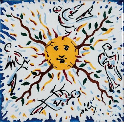 null SALVADOR DALÌ (ESP/1904-1989)

Le Soleil, 1954

Carreau de céramique

20 x 20...