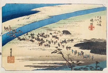null Utagawa Hiroshige (1797-1858)

Oban yoko-e de la série «Tokaido gojusan tsugi...