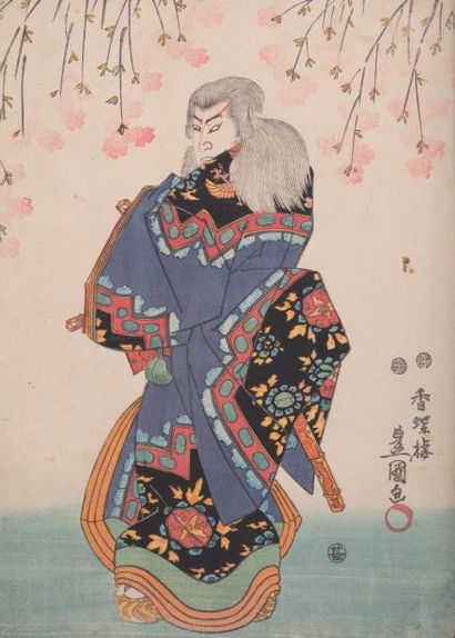 null Utagawa Toyokuni III (1786-1865)

Huit oban tate-e, parties de triptyque,

représentant...