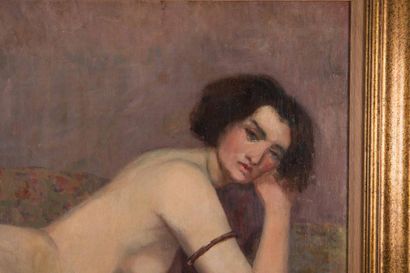 Alfred LOMBARD (1884-1973) Alfred LOMBARD (1884-1973)

Femme allongée

Huile sur...