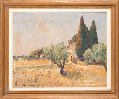 Jacques VAN DEN BUSSCHE (1925) Jacques VAN DEN BUSSCHE (1925)

Environ de Châteauneuf-les-Martigues

Huile...