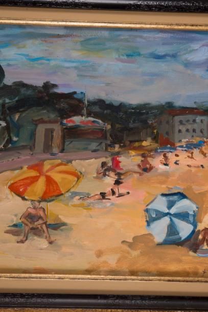 Pierre CORNU (1895-1996) Pierre CORNU (1895-1996)

Scène de plage

Huile sur toile

Signée...