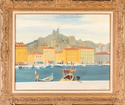 Yves BRAYER (1907-1990) Yves BRAYER (1907-1990)

Vieux Port

Huile sur toile

Signée...