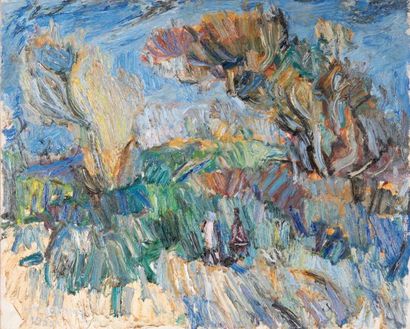 Richard MANDIN (1909-2002) Richard MANDIN (1909-2002)

La garrigue 1955

Huile sur...