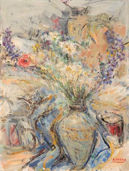 Antoine SERRA (1908-1995) Antoine SERRA (1908-1995)

Le bouquet

Huile sur toile...