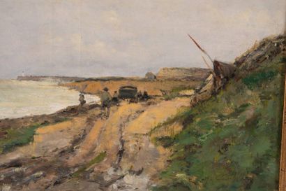 Alfred CASILE (1848-1909) Alfred CASILE (1848-1909)

Bord de côte

Huile sur toile

Signée...