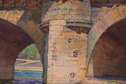 Casimir RAYMOND (1870-1955) Casimir RAYMOND (1870-1955)

Vue d'un pont en Provence

Aquarelle...