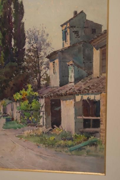 Casimir RAYMOND (1870-1955) Casimir RAYMOND (1870-1955)

Vue du village

Aquarelle...