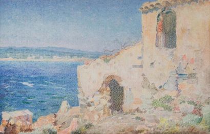 Casimir RAYMOND (1870-1955) Casimir RAYMOND (1870-1955)

Cabanon au bord de l'étang

Aquarelle...