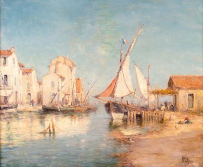 Henry MALFROY (1895-1944) Henry MALFROY (1895-1944)

Les Martigues

Huile sur toile

Signée...